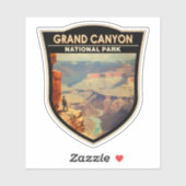 Grand Canyon National Park Olieverfschilderij Kuns Sticker (Vel)
