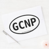 Grand Canyon National Park Oval Sticker (Envelop)