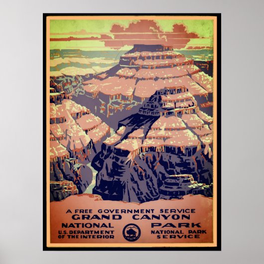 Grand Canyon National Park Poster (Voorkant)