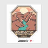 Grand Canyon National Park Retro Emblem Sticker (Vel)