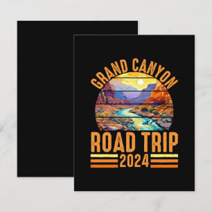 Grand Canyon National Park Roadtrip 2024 Informatiekaartje