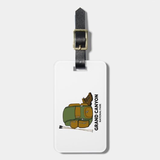 Grand Canyon National Park rugzak Bagagelabel (Voorkant verticaal)
