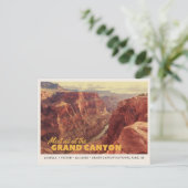 Grand Canyon National Park Save the Date Briefkaar Briefkaart (Staand voorkant)