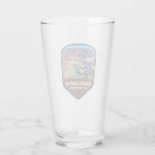 Grand Canyon National Park Schild Glas (Achterkant)