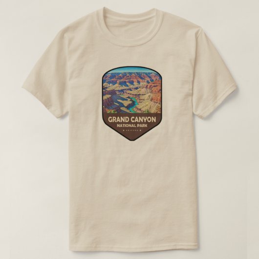 Grand Canyon National Park Shield T-shirt (Design voorkant)