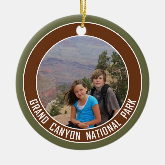 Grand Canyon National Park Souvenir Keramisch Ornament (Voorkant)