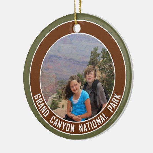 Grand Canyon National Park Souvenir Keramisch Ornament (Links)