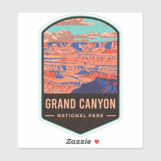 Grand Canyon National Park Sticker (Vel)