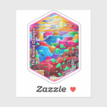 Grand Canyon National Park Travel Art Sticker