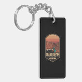 Grand Canyon National Park Travel Hiking Logo Sleutelhanger (Voorkant Links)
