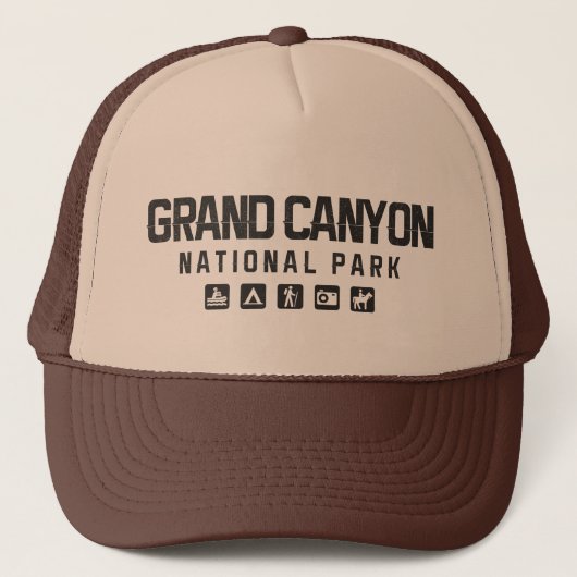 Grand Canyon National Park truckerhoed Trucker Pet (Voorkant)