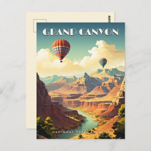 Grand Canyon National Park Verenigde Staten Reizen Briefkaart (Voorkant / Achterkant)