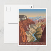Grand Canyon National Park vintage Briefkaart (Voorkant / Achterkant)