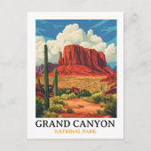 Grand Canyon National Park Vintage Travel Briefkaart (Voorkant)