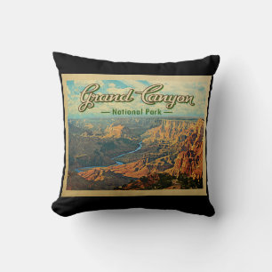 Grand Canyon National Park Vintage Travel Kussen