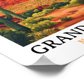 Grand Canyon National Park Vintage Travel Poster (Hoek)