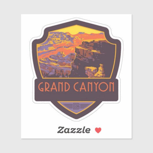 Grand Canyon National Park Vinyl Sticker (Vel)