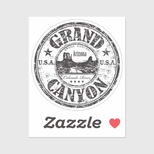 Grand Canyon National Park Vinyl Sticker (Vel)