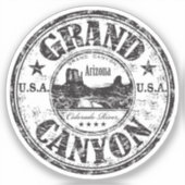 Grand Canyon National Park Vinyl Sticker (Voorkant)