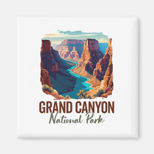 Grand Canyon National Park Wandelsouvenir Avontuur Magneet