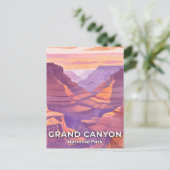 Grand Canyon National Park Waterverf Reizen Briefkaart (Staand voorkant)