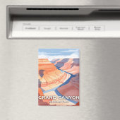 Grand Canyon National Park Waterverf Reizen Magneet (Insitu (Vaatwasser))