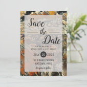 Grand Canyon National Park Wedding Bewaar de datum Save The Date (Staand voorkant)
