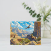 Grand Canyon National Park Wildlife  Art Briefkaart (Staand voorkant)