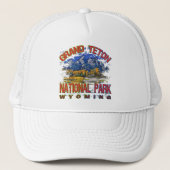 Grand Canyon National Park Wyoming Trucker Pet (Voorkant)