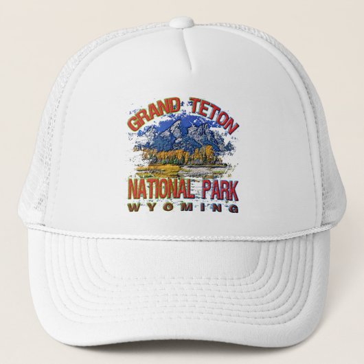 Grand Canyon National Park Wyoming Trucker Pet (Voorkant)