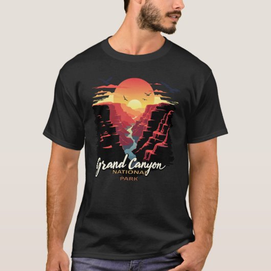 Grand Canyon National Park -  zonsondergang T-shirt (Voorkant)