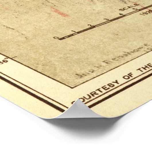 Grand Canyon National ParkPanoramic Map Poster (Hoek)