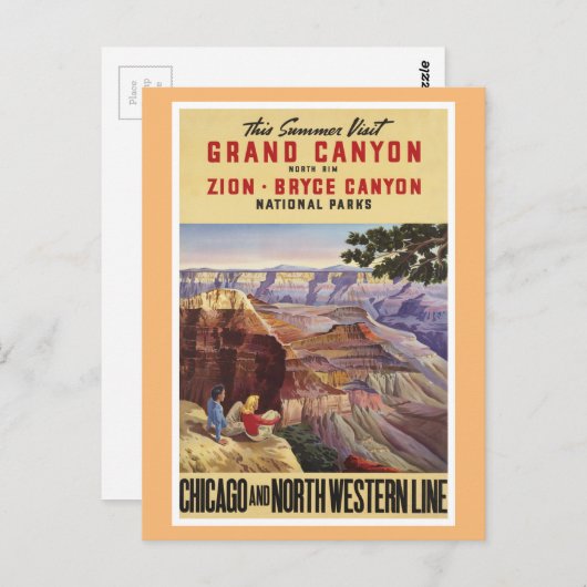 Grand Canyon National Parks Briefkaart (Voorkant / Achterkant)