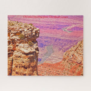 Grand Canyon Nevada. Kerstgroeten Legpuzzel