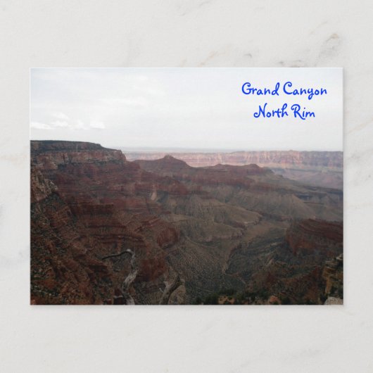 Grand Canyon North Rim Briefkaart (Voorkant)