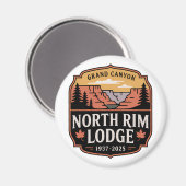 Grand Canyon North Rim Lodge Huldiging 1937–2025 Magneet (Voorkant / Achterkant)