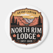 Grand Canyon North Rim Lodge Huldiging 1937–2025 Magneet (Voorkant)