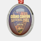Grand Canyon NP (pijlpunt) Metalen Ornament (Links)