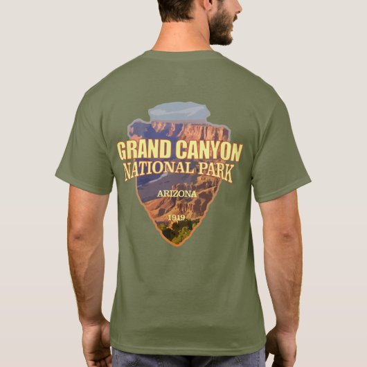 Grand Canyon NP (pijlpunt) T-shirt (Achterkant)