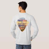 Grand Canyon NP (pijlpunt) T-shirt (Achterkant volledig)