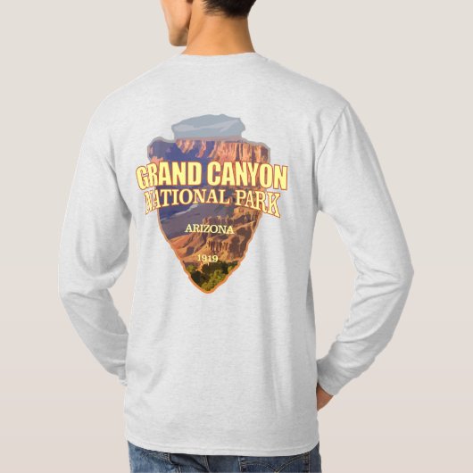 Grand Canyon NP (pijlpunt) T-shirt (Achterkant)