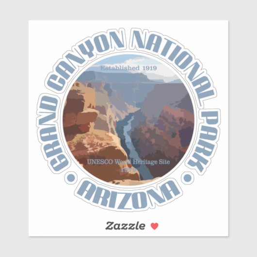 Grand Canyon NP Sticker (Vel)
