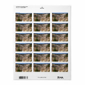 Grand Canyon of the Yellowstone Etiket (Full Sheet)