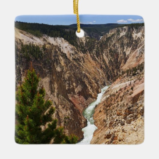 Grand Canyon of the Yellowstone Keramisch Ornament (Voorkant)