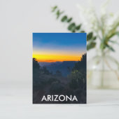Grand Canyon op het Briefkaart Sunset Arizona (Staand voorkant)