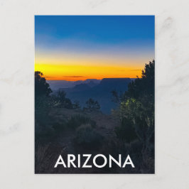 Grand Canyon op het Briefkaart Sunset Arizona