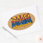 Grand Canyon Ovale Sticker (Envelop)