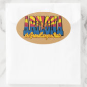 Grand Canyon Ovale Sticker (Tas)