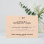 Grand Canyon paar bruiloft Informatiekaartje (Staand voorkant)