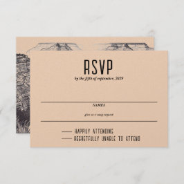 Grand Canyon paar RSVP Kaartje